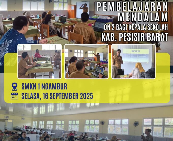 Pelatihan Pembelajaran Mendalam ON 2 Kepala Sekolah